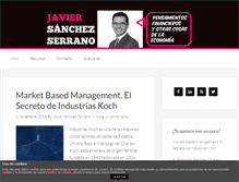 Tablet Screenshot of javiersanchezserrano.com